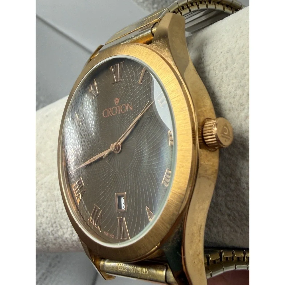 Croton CN307109 New Battery Mens Watch 42MM‎ 7.25